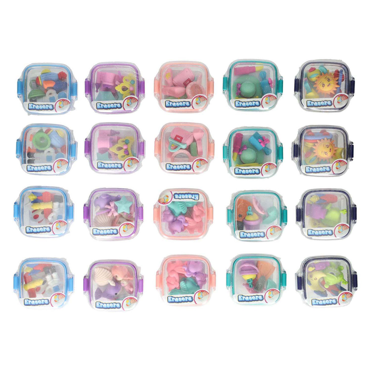 Toi-toys Mini-Radiergummi-Set, 20-tlg.