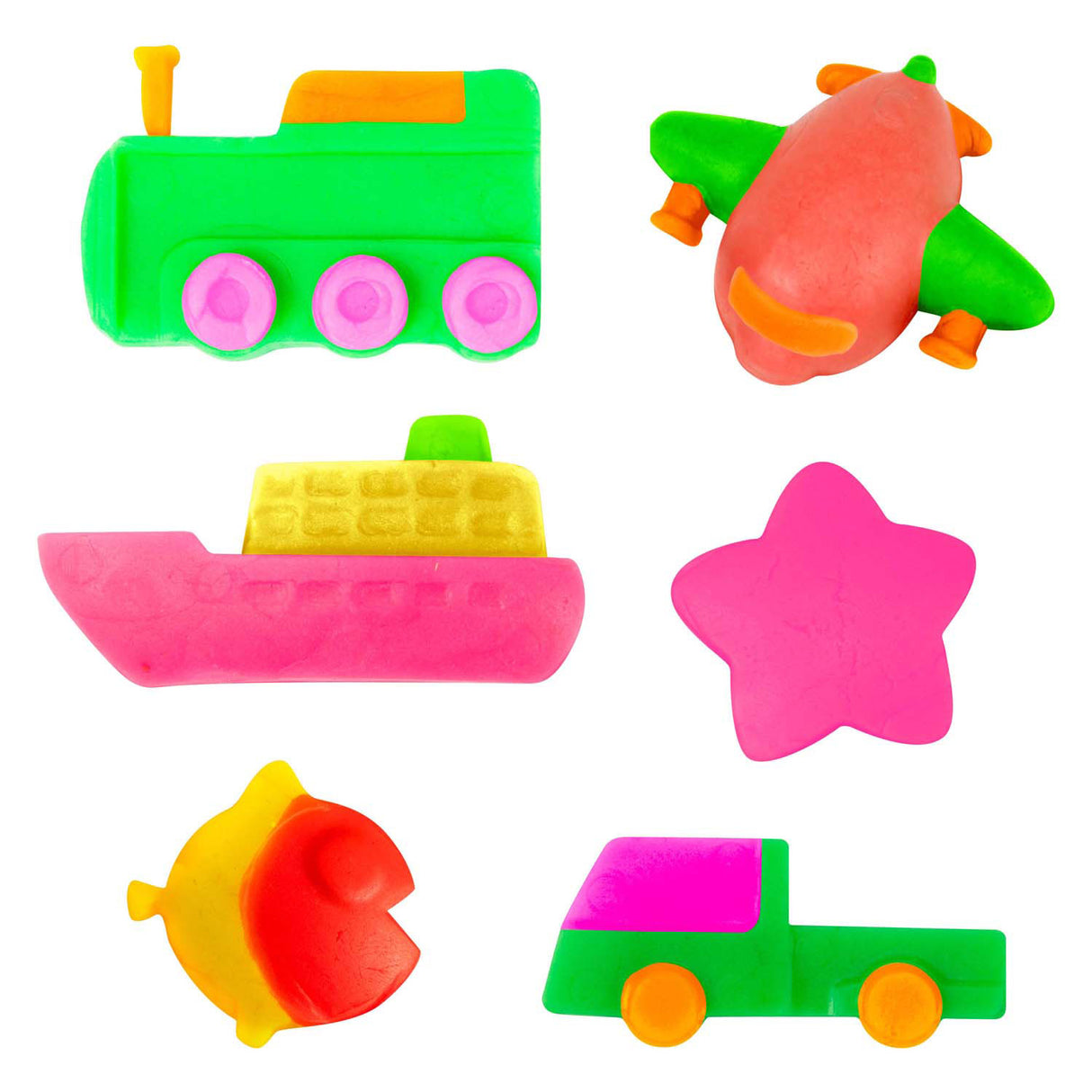 Toi-toys Toi Toys Sculptidough-Ton-Set im Eimer