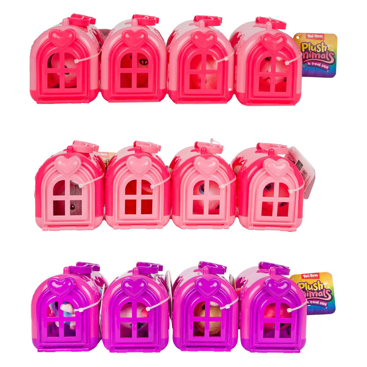 Toi-toys Kuscheltier Plüschtier in Tragetasche, 10cm