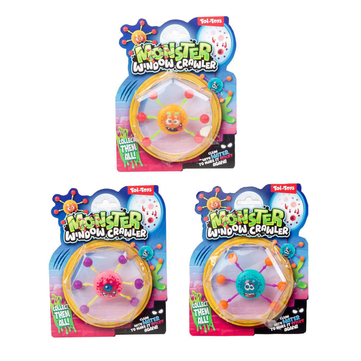 Toi-toys lustiges Fensterkrabbler-Monster