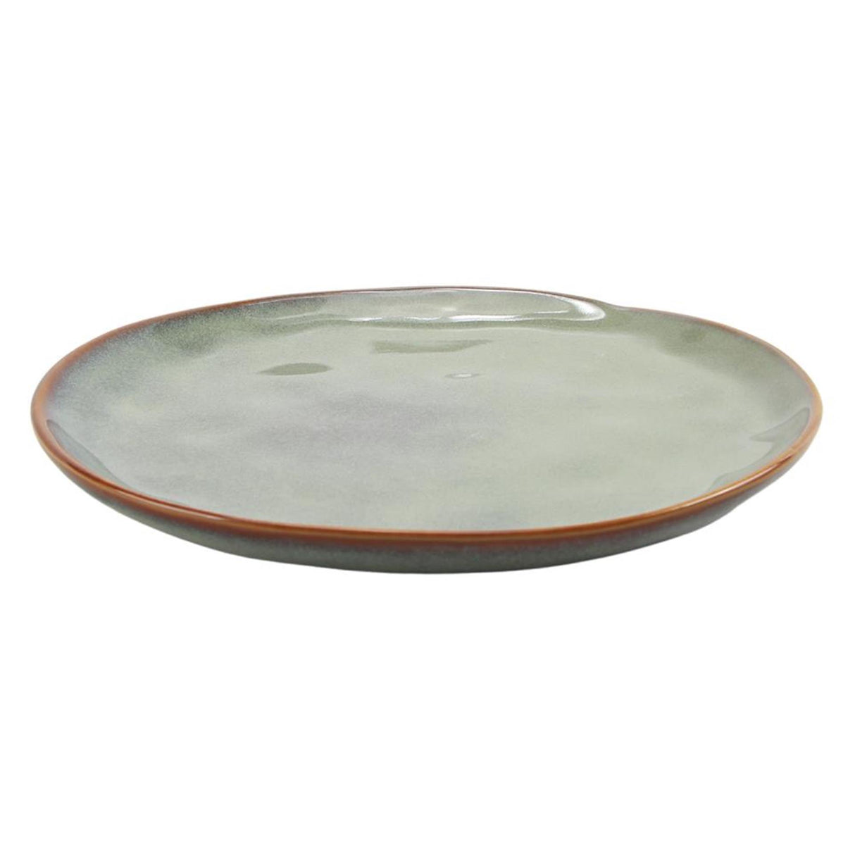 Svenska Living Frühstücksteller ø20,5cm Mintbraun Ocean 6 Stk