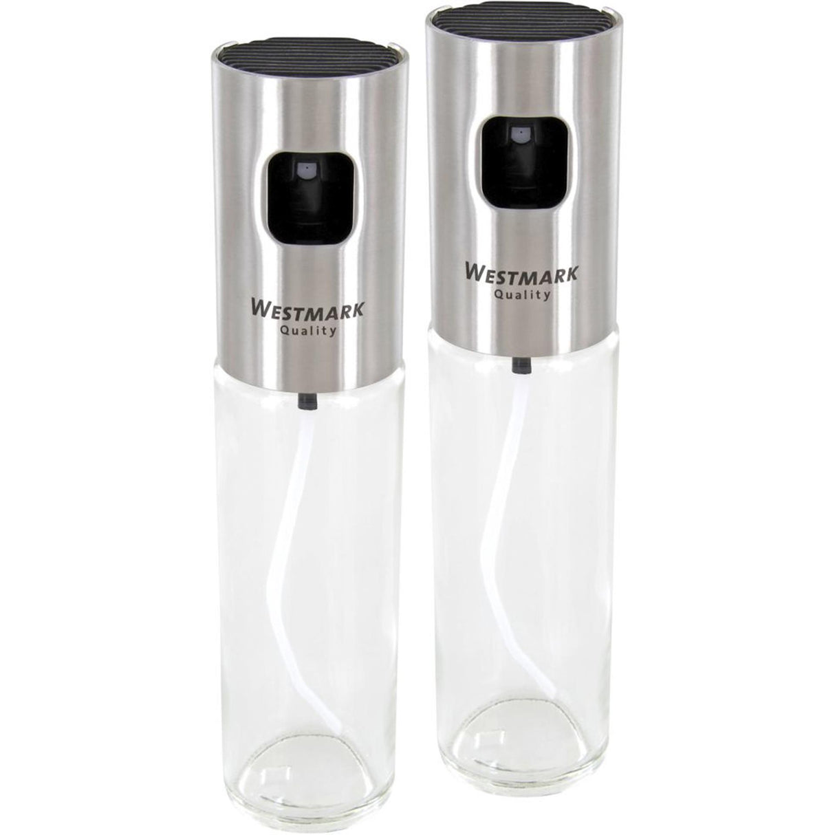 Westmark Öl- und Essigsprühset – Glas und Edelstahl, Durchmesser 4,2 x 17,5 cm, Inhalt 100 ml