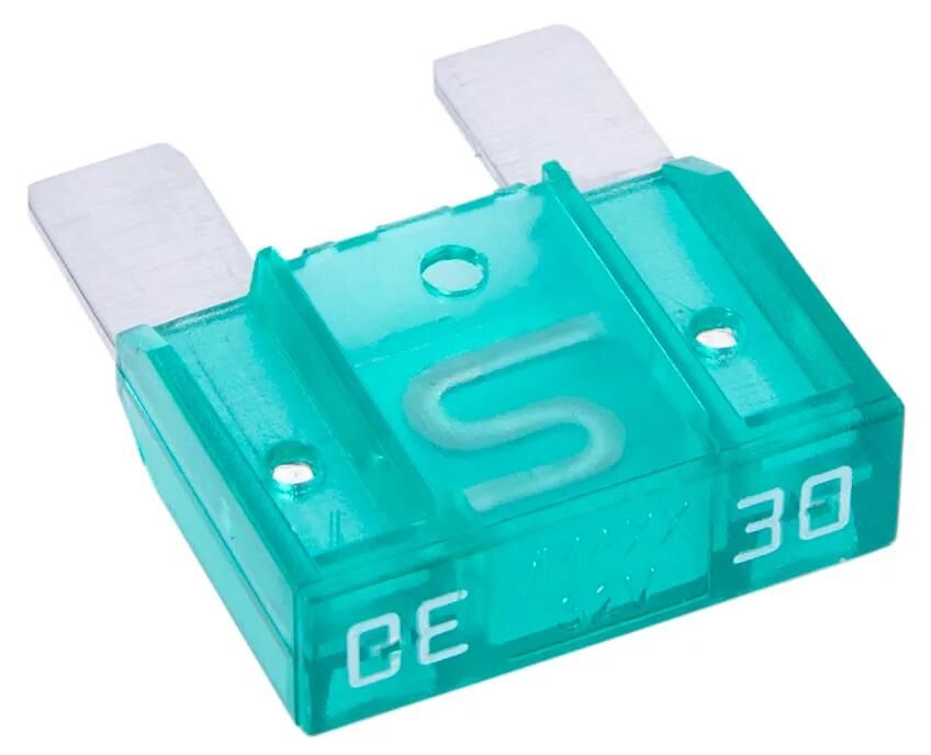 Dresselhaus Maxi-Sicherung Bananenstecker Flachsicherung Maxi 30a 1 Stück hellgrün