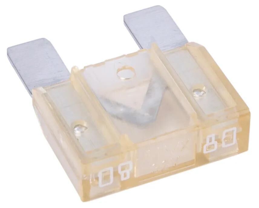 Dresselhaus Maxi-Sicherung Bananenstecker Flachsicherung Maxi 80a 1 Stück grau
