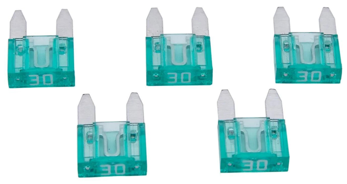 Demnächst erhältlich: Dresselhaus Minisicherung Flachstecker Flachsicherung Mini 30a hellgrün 5 Stk.