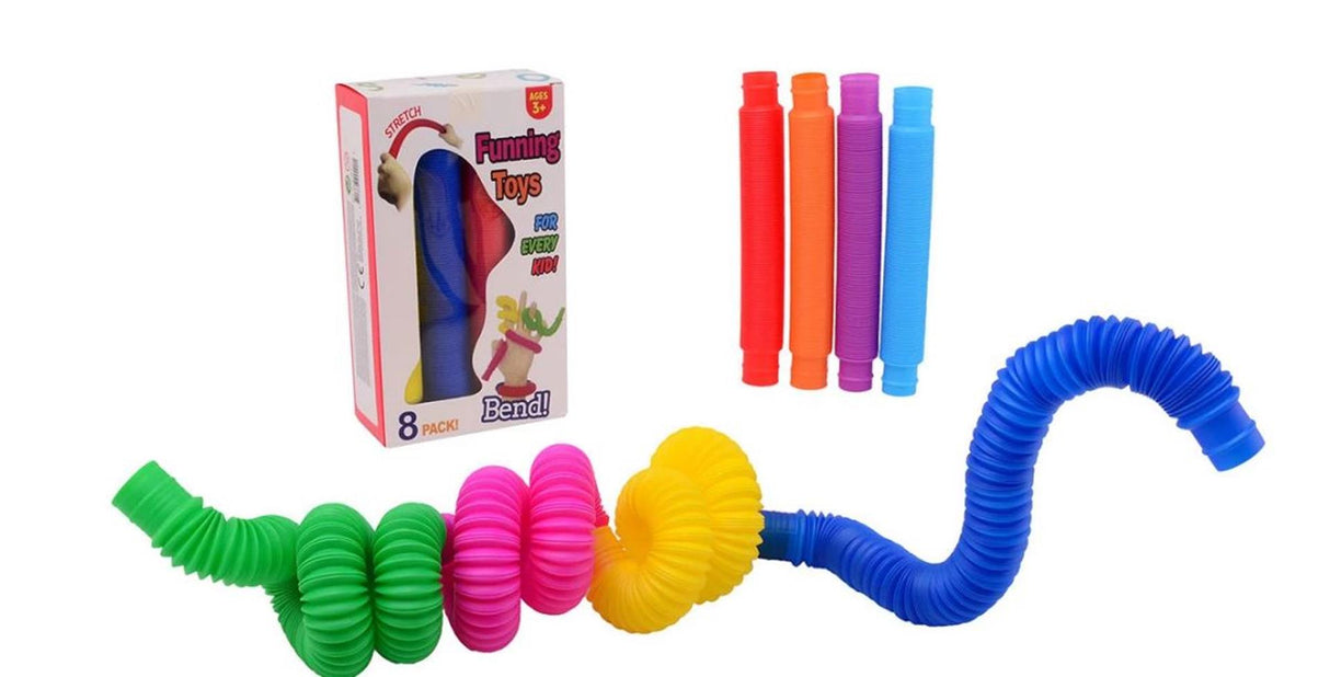 Johntoy John Toy Fidget Tubes 8 in Box 21x3cm