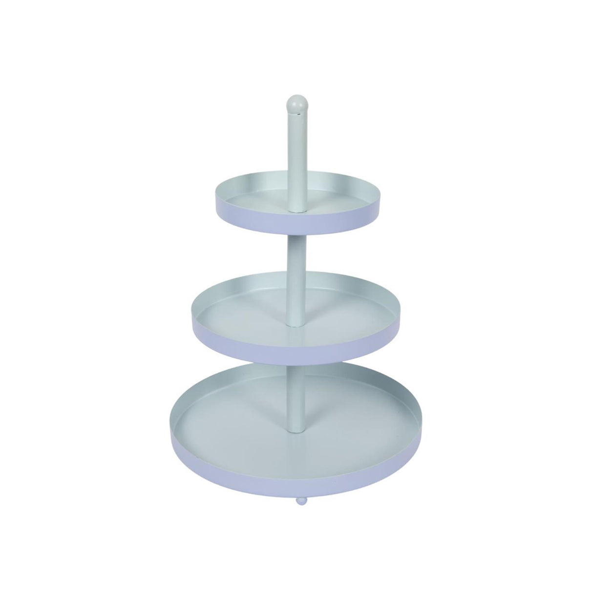 Etagere 3-lagig blau-mint ø25xh35cm