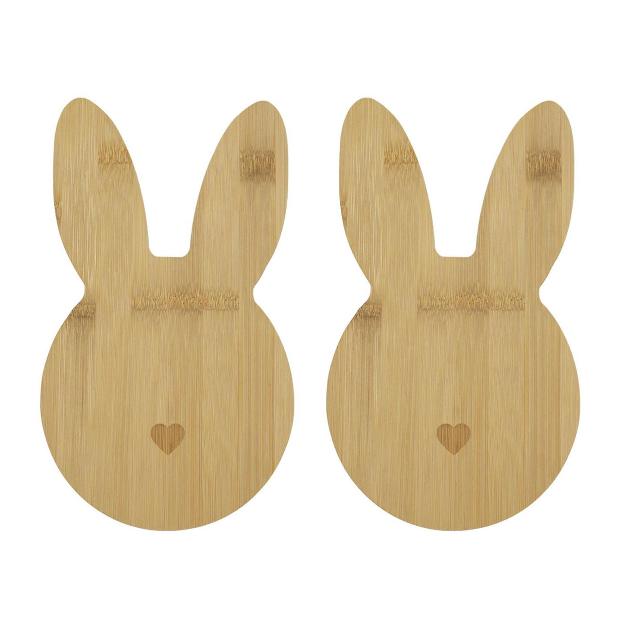 Servierbrett Osterhase 2er Set 24x14cm