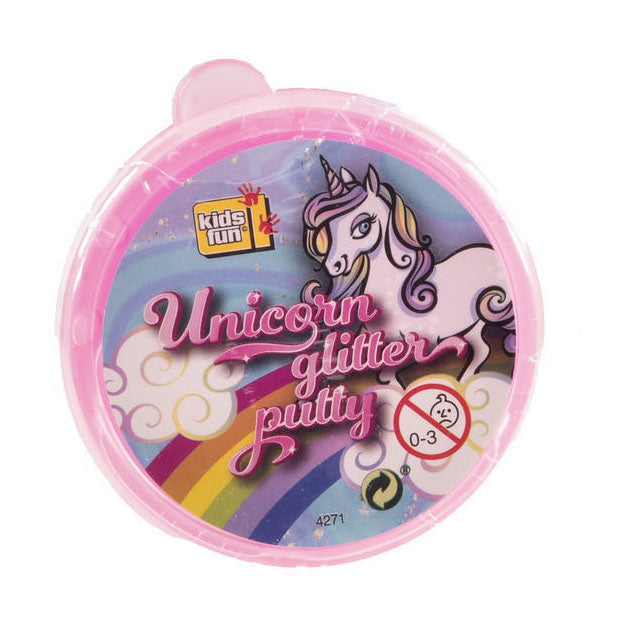 Jono Toys Schleim-Einhorn mit Glitzer, 50 Gramm