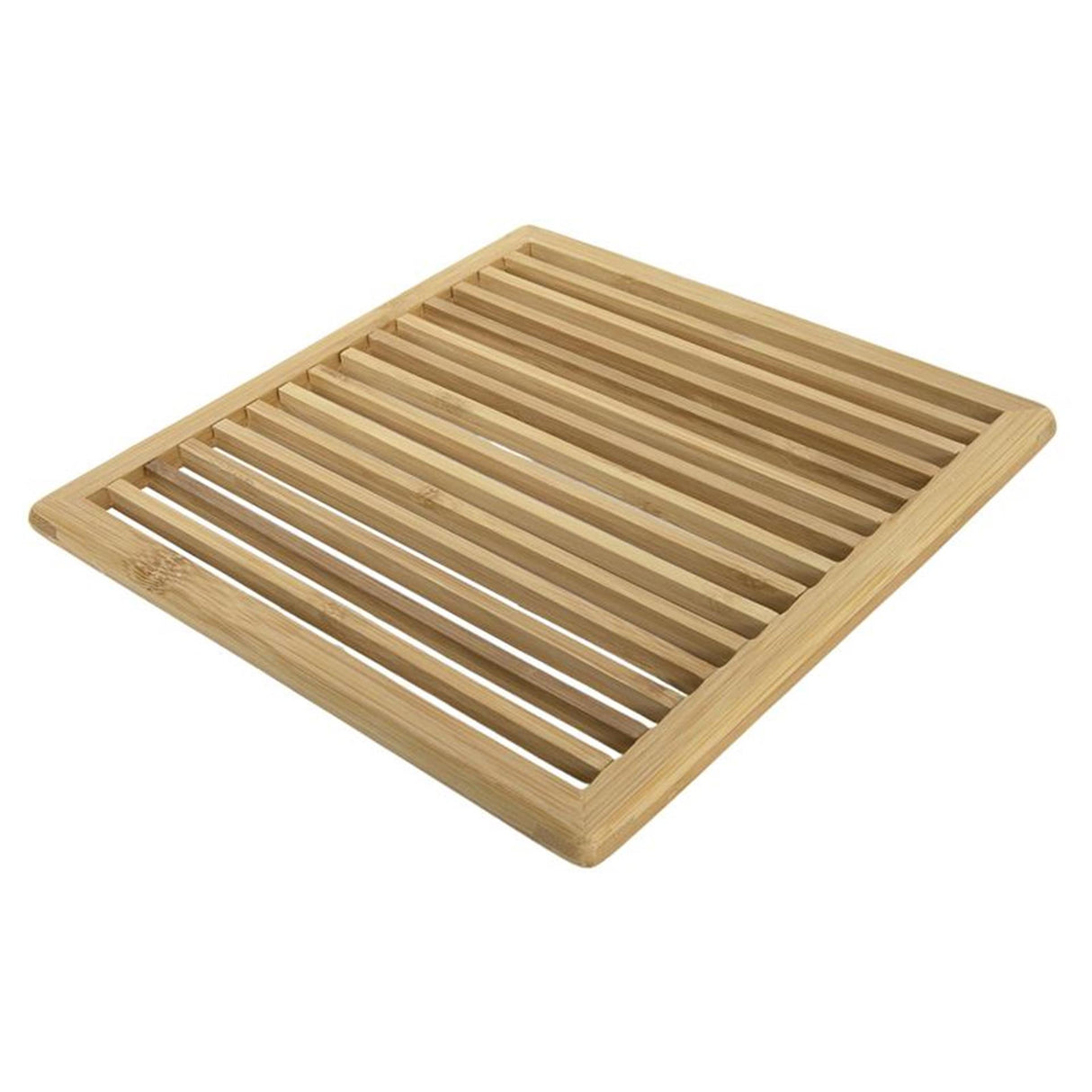 No Brand Untersetzer 20x20 cm Bambus gerippt | 4 Stück