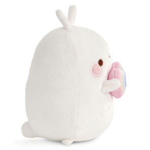 Nici Plüsch-Kuscheltier Molang Regenbogen mit Herz in Geschenkbox, 16cm