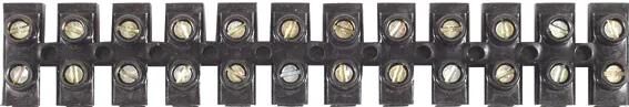 Hella Reihenklemme PVC-Klemmleiste 4-6 qm 12-polig
