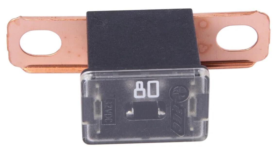 Dresselhaus Ratchet Fuse gebogene Shorts (CS). Schutz 80a gebogen(cs) m. Schraubanschluss schwarz