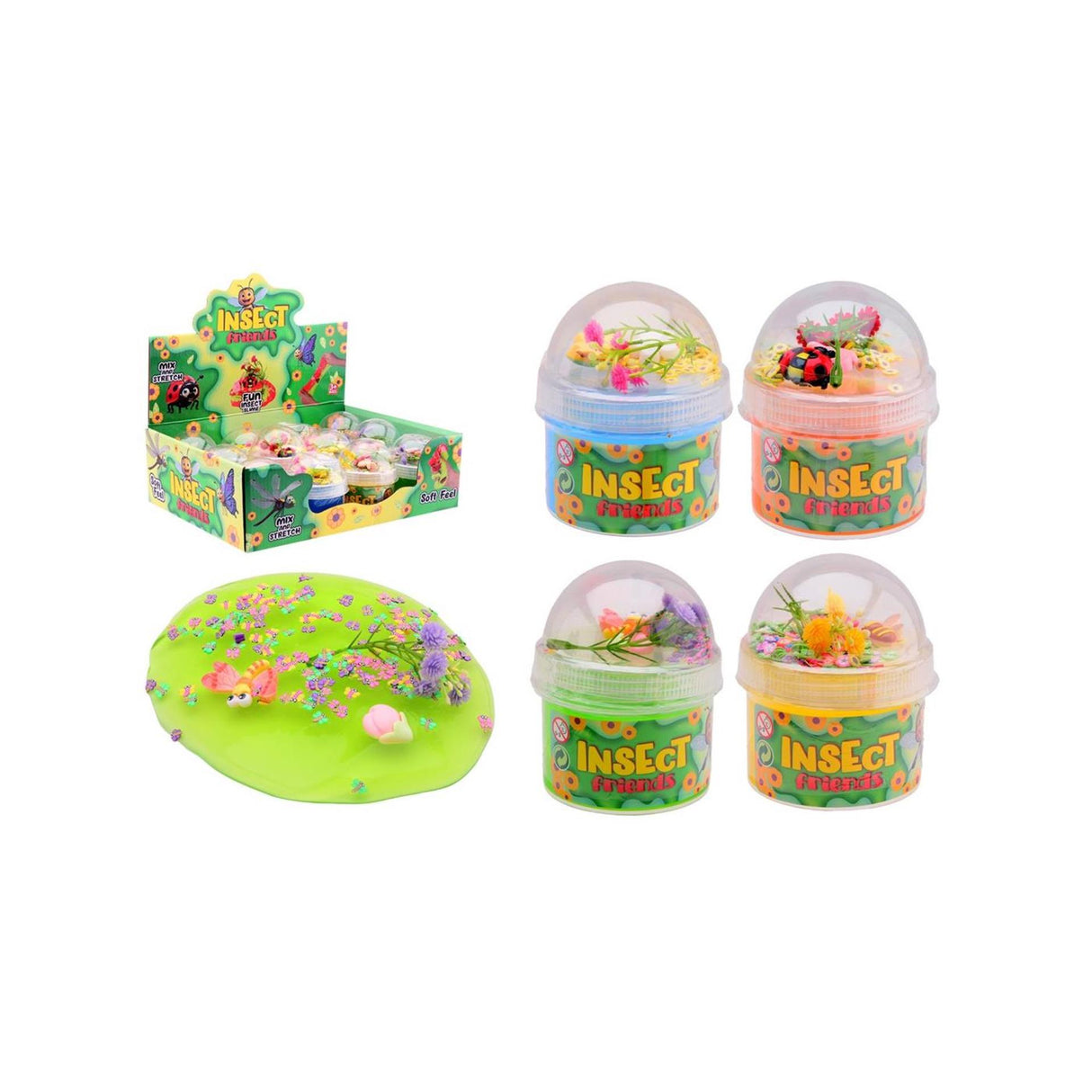 Johntoy Flora World - Schleim im Display 12 Stk.
