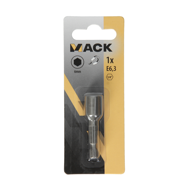 Mack 1018312 - zeskantdop-bit magnet. 6mm | 5 stuks