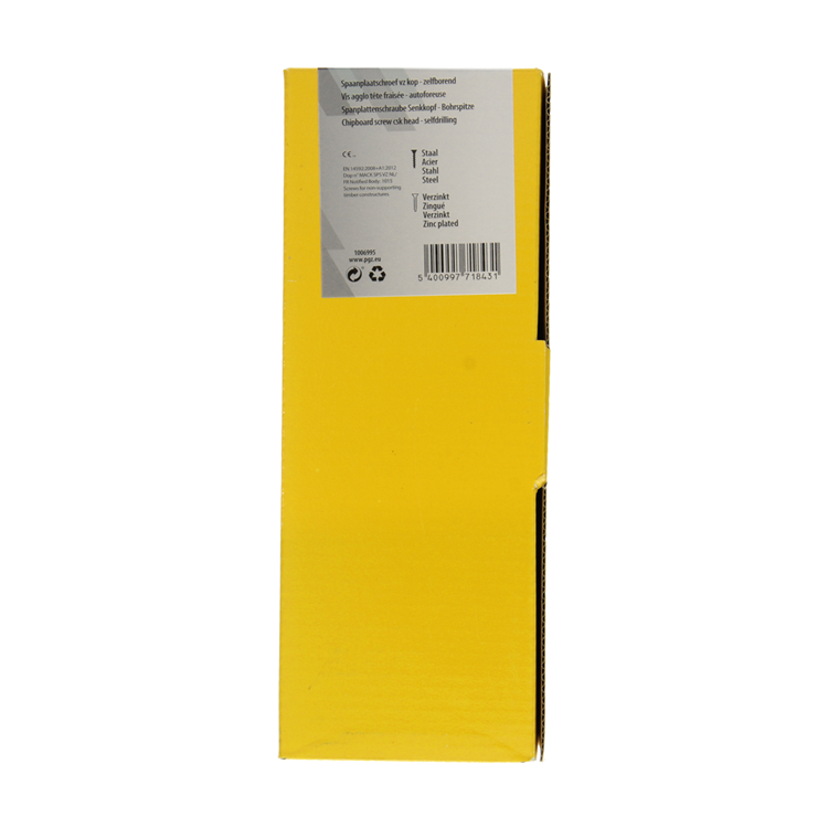 Mack 1006995 - spaanplschrf. vzkop-zelfb geelverzinkt 50st 6 x 180mm | 1 stuks