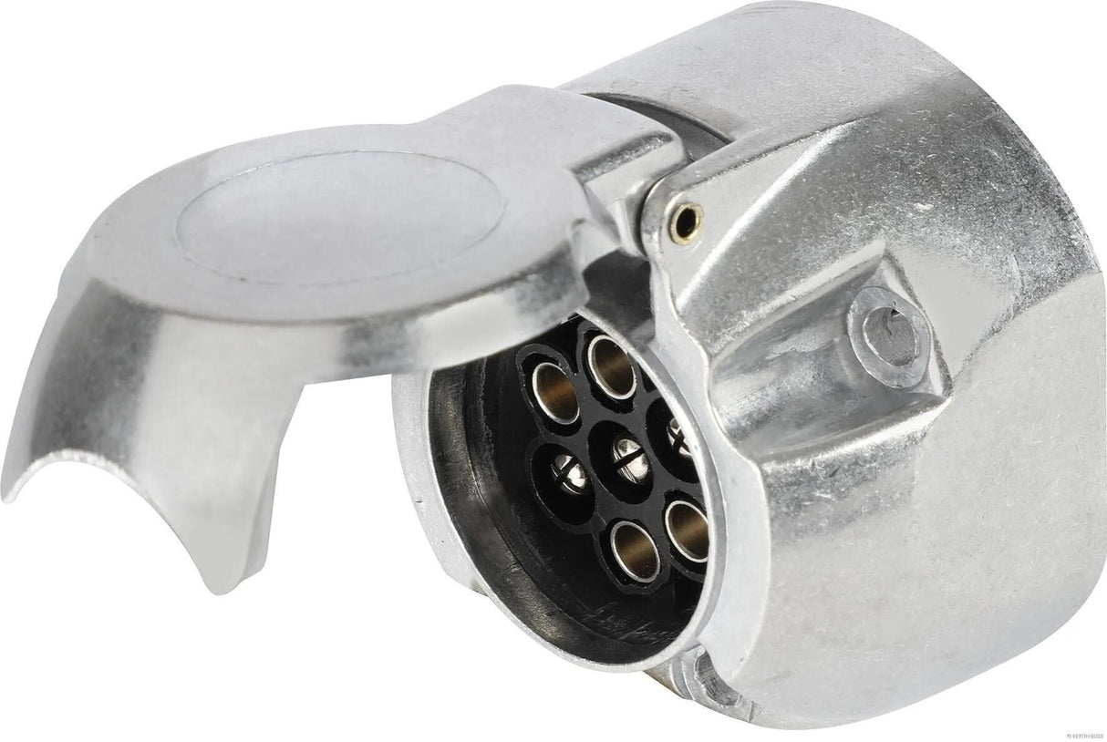 Herth+Buss-Steckdose 7-polige Steckdose mit 12 V 16 A (1,5 mm2) Klingel