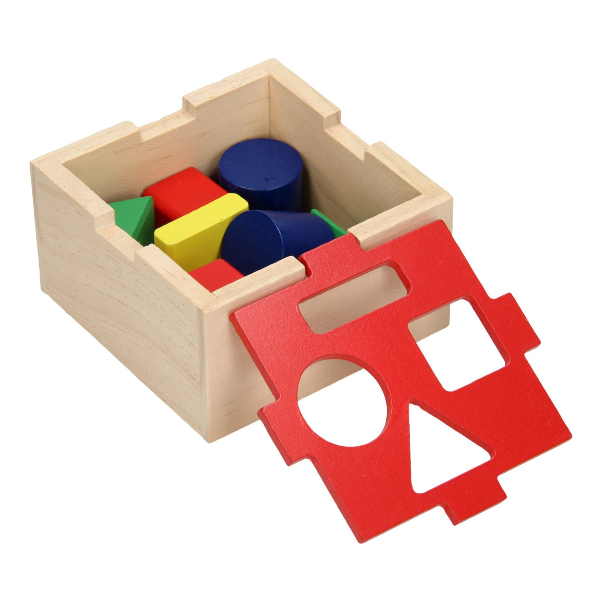 Playwood houten vormenstoof met deksel