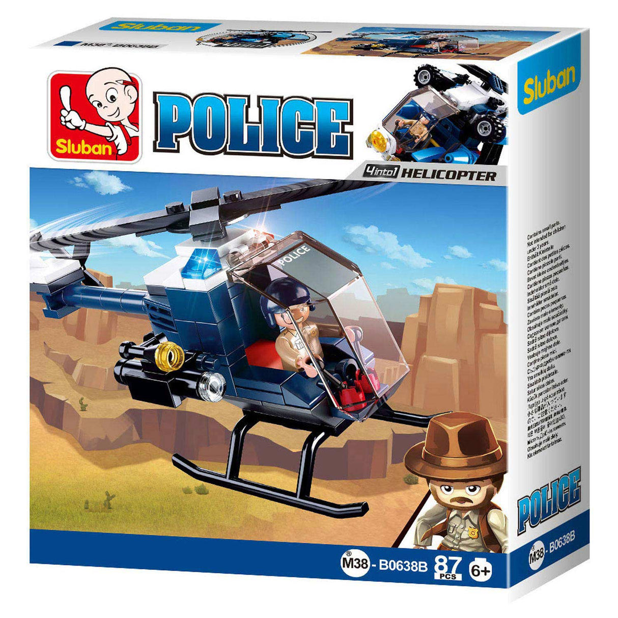 Sluban-Polizeihubschrauber