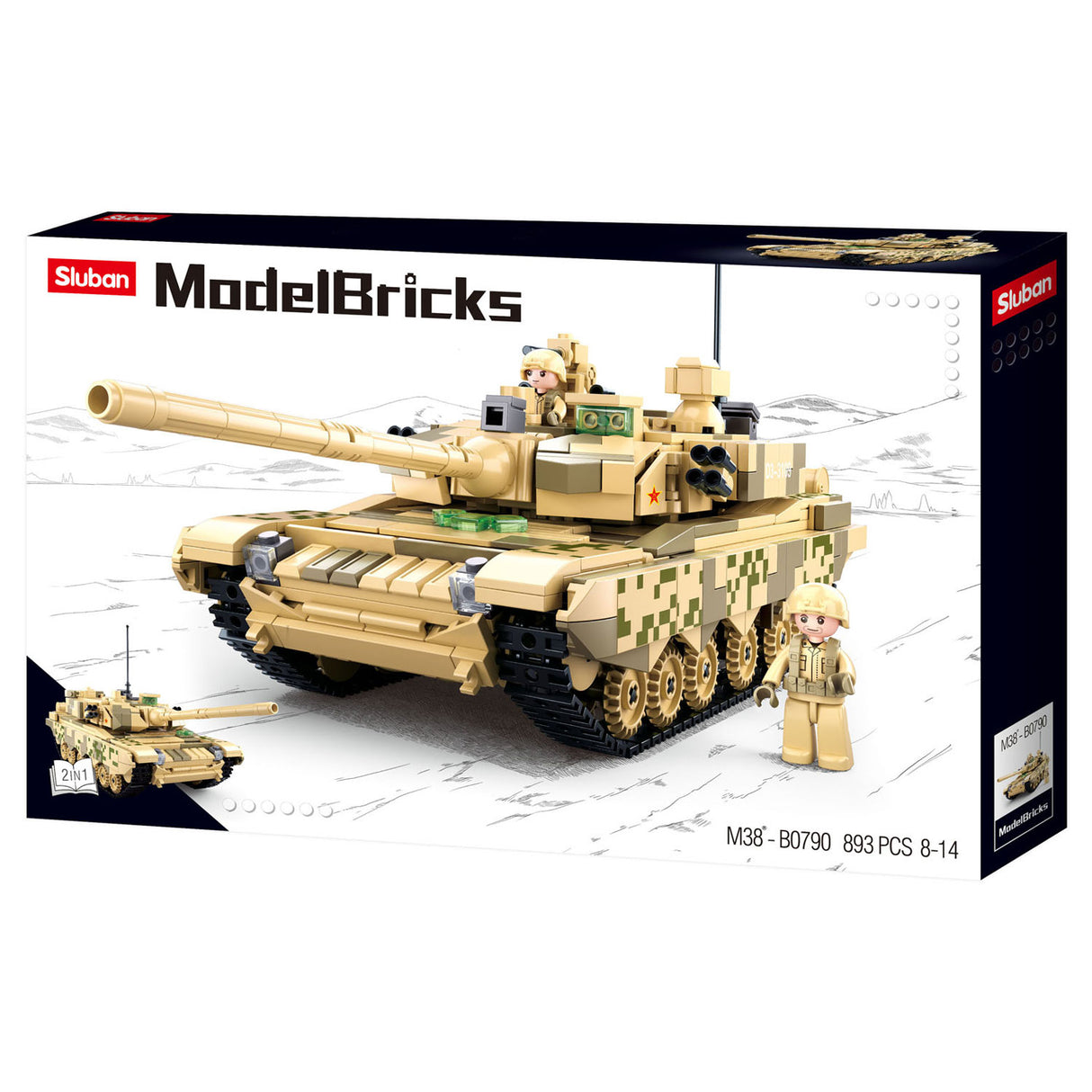 Sluban-Kampfpanzer - 893 Stück.