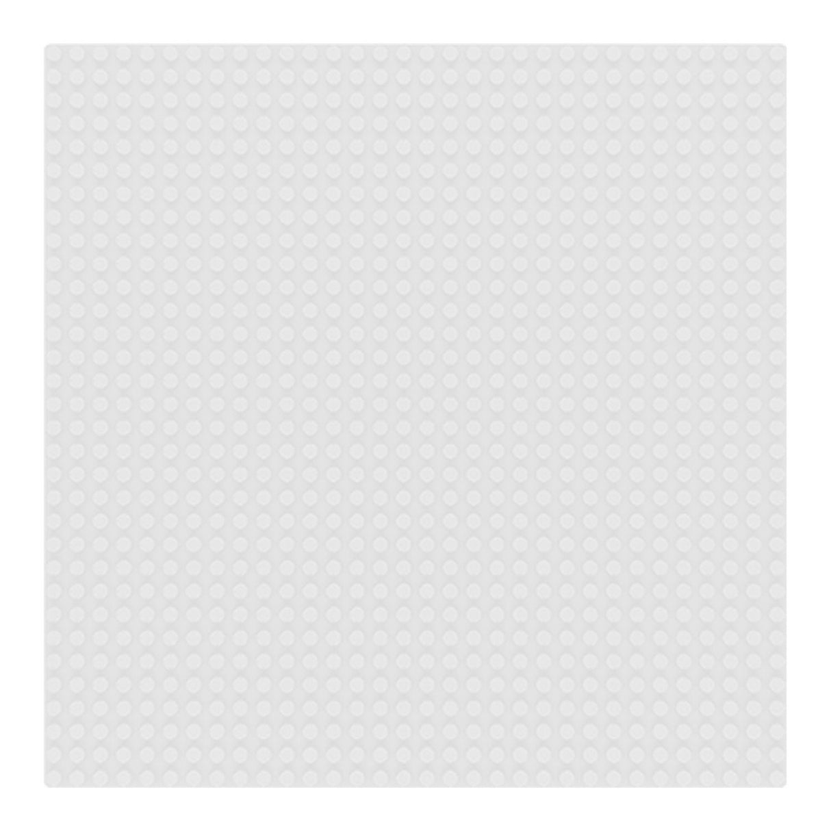 Sluban Bricks Base – Grundplatte Grundplatte Bauplatte für Bausteine weiß – 32x32 Noppen – 25,6 x 25,6 cm m38‑b0833b ab 4 Jahren