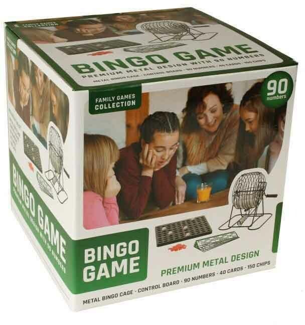 Cilgro Bingo-Rolle aus Metall mit 90 Zahlen