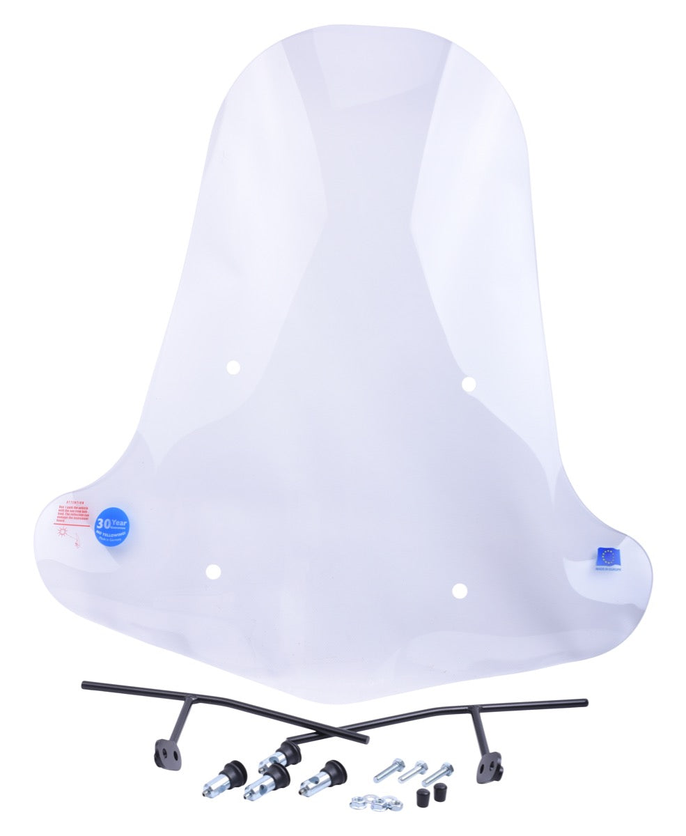 Verschiedene Windschutzscheibe Clear 72cm | AGM Goccia Tomos A35 BTC Boxer