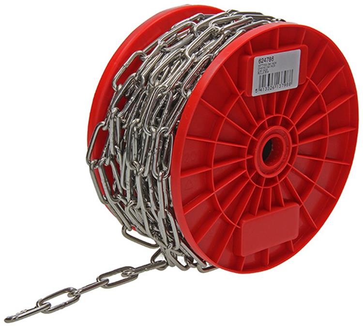 1015115 - kett. inox sch. lang din5685-1ø 4mm l 32mm 20m wwl 80 kg | 20 stuks