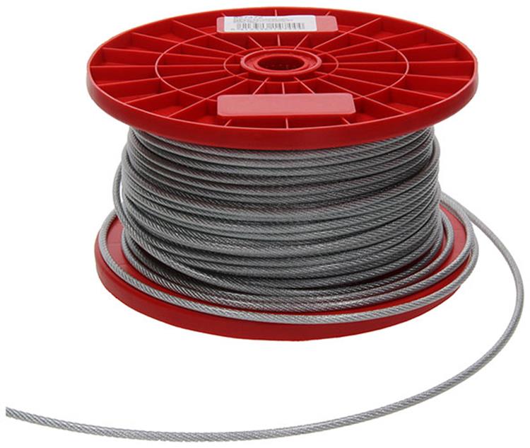 1015570 - staalkabel pvc mantel 6x7 100m3-4mm wll 100kg din en12385-4 | 100 stuks