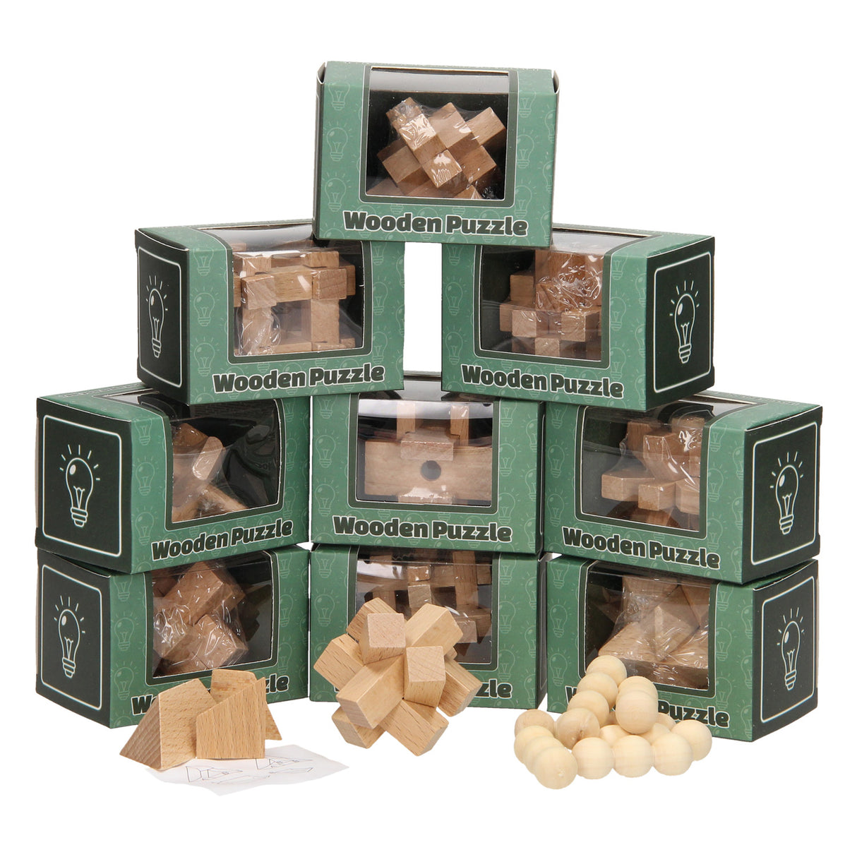 Johntoy Holzhirn Cracker
