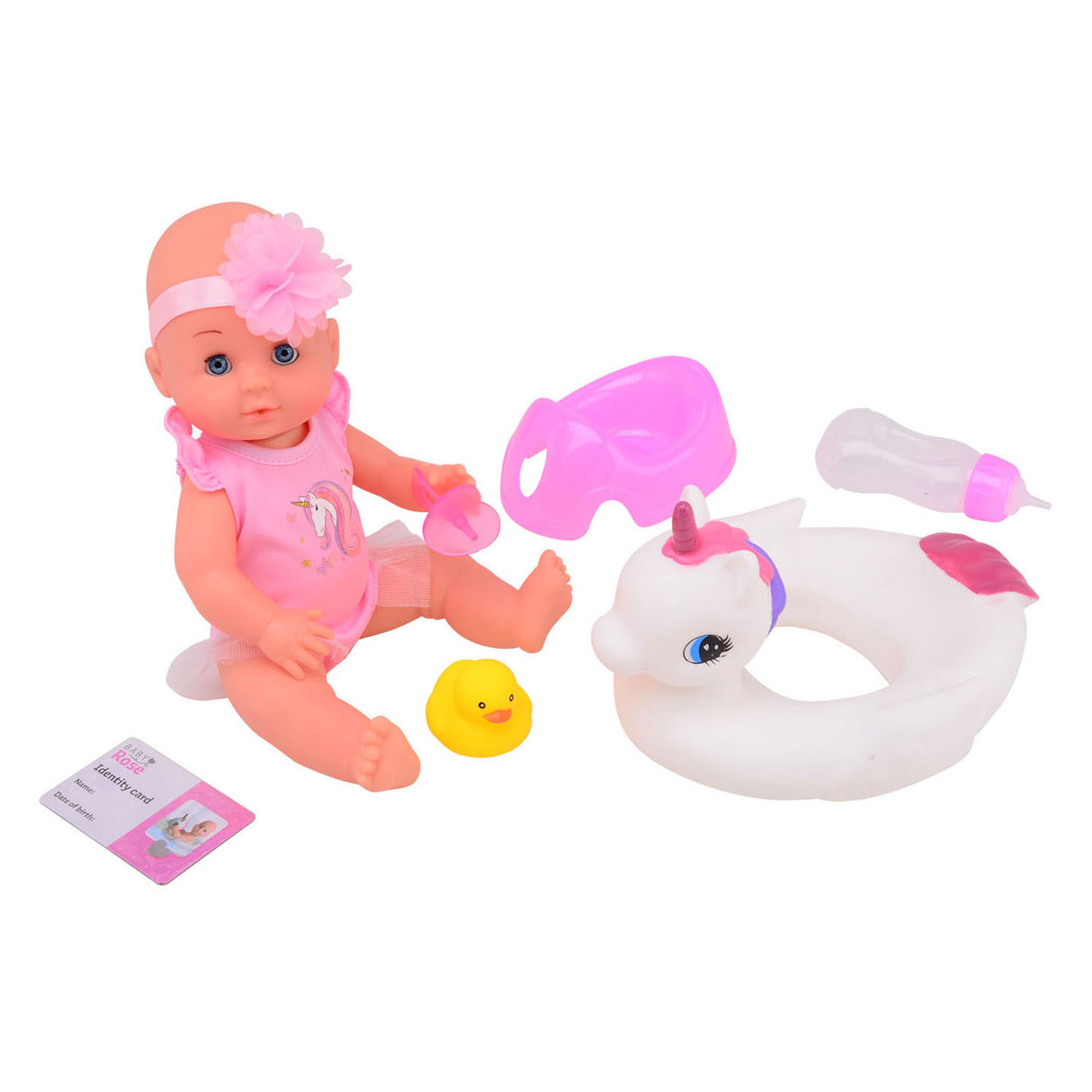 Johntoy John Toy Baby Rose Trink- und Natursektpuppe 30 cm