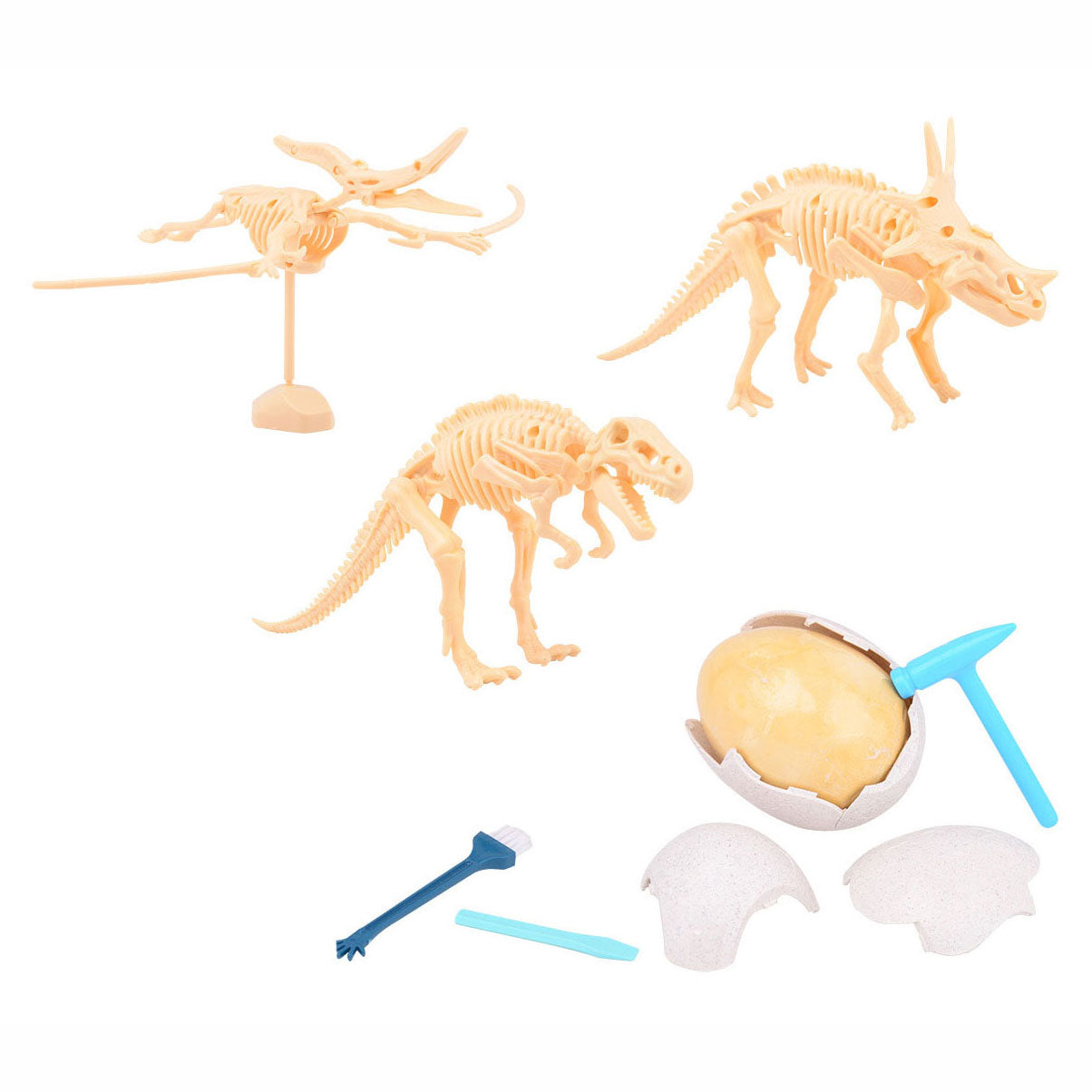 Johntoy zerbricht das Dinosaurier-Ei-Fossil