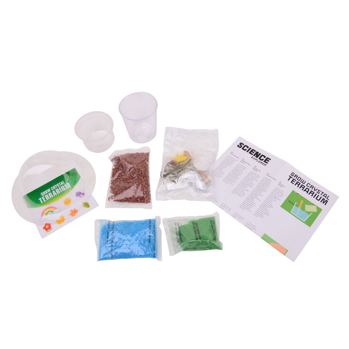 Johntoy Science Explorer baut Ihr eigenes Kristallterrarium