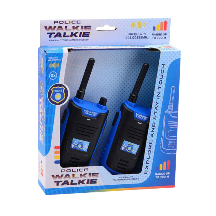 Johntoy Walkie-Talkie-Polizei – 300 Meter Reichweite