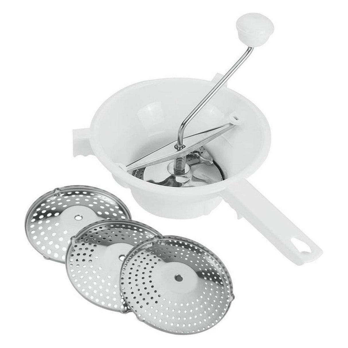 Metaltex Passiersieb 20 cm Edelstahl weiß