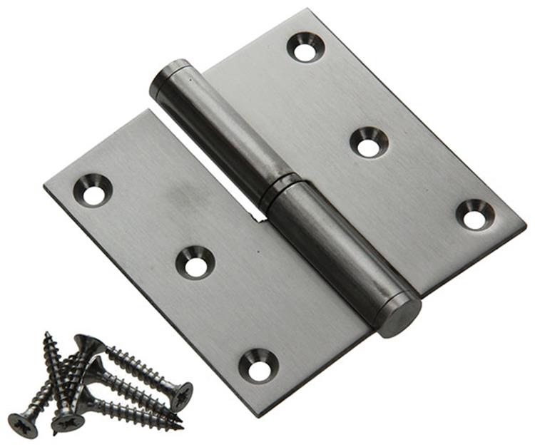 Yale 1019168 - 1 roestvrij stalen paumel links met rechte hoek 80 x 82 | 2 stuks