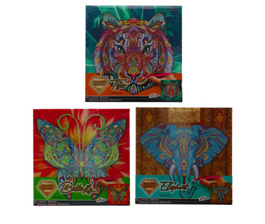 Grafix Leinwand-Diamantgemälde Tiger, 30x30cm