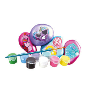 Creafun Hobby-Set Steine bemalen | 3 Stück