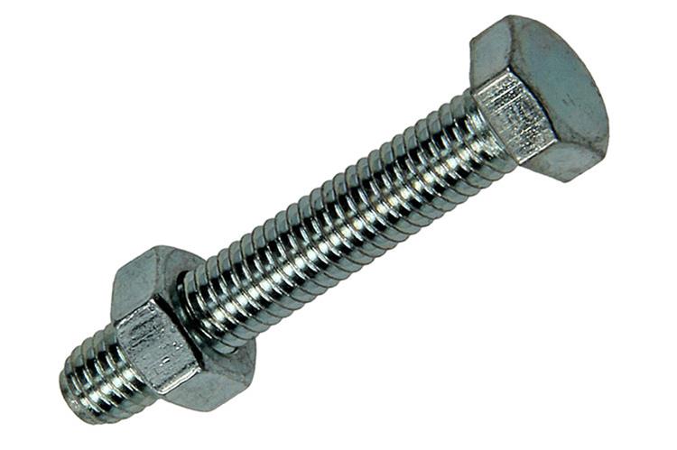 Mack 1017601 - tapbout + moer staal verzinkt 12 st m5 x 30 mm | 10 stuks