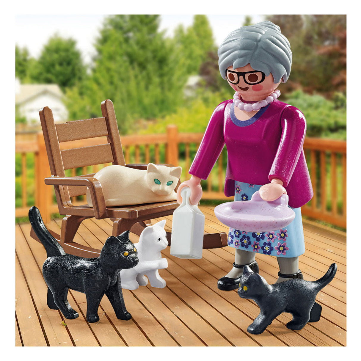 Playmobil -Specials Oma mit Katzen 71172