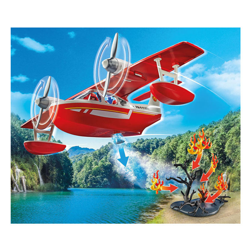 Playmobil Action Heroes Kaminflugzeug mit Löschfunktion 71463