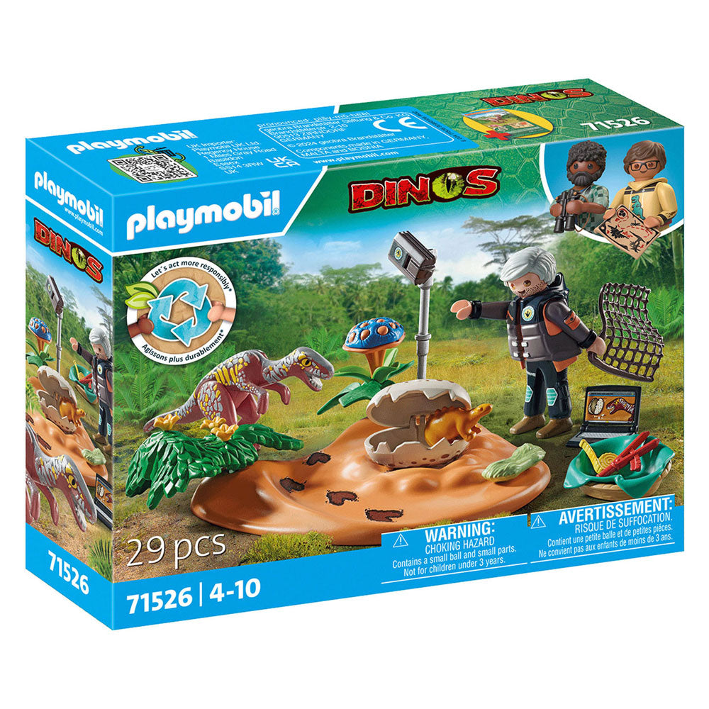 Playmobil Dinos Stegosaurusnest mit Eierdieb 71526