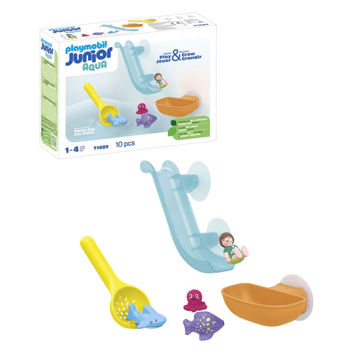 Playmobil Junior Aqua-Angelspaß mit Meerestieren – 71689