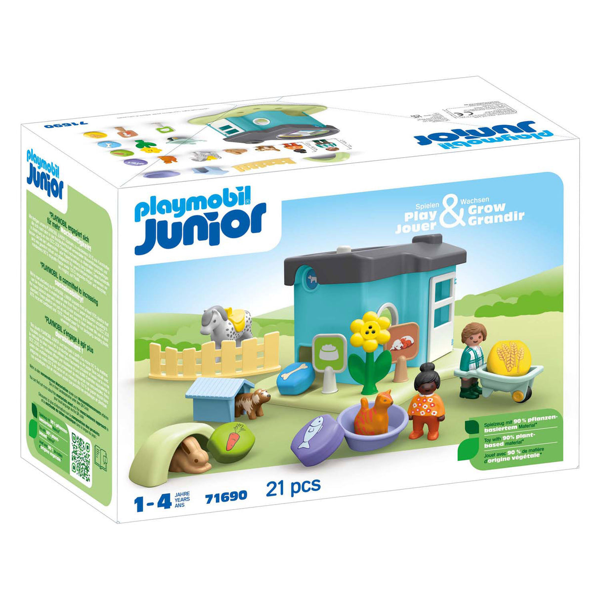 Playmobil 71690 Junior-Tierpension mit automatischem Futterspender