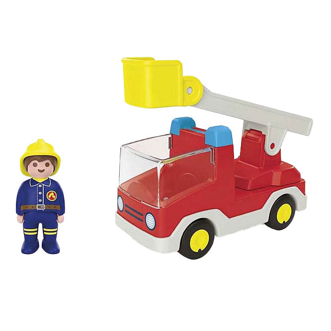 Playmobil Junior-Feuerwehrauto mit Leiter – 71683