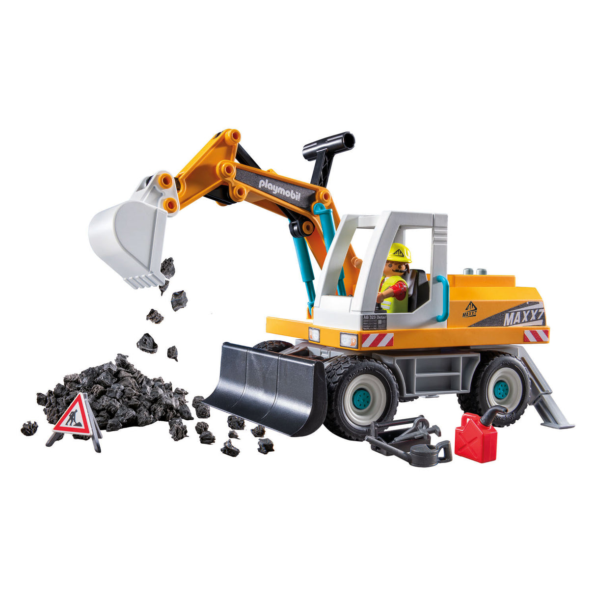 Playmobil Actionhelden Großbagger 71749