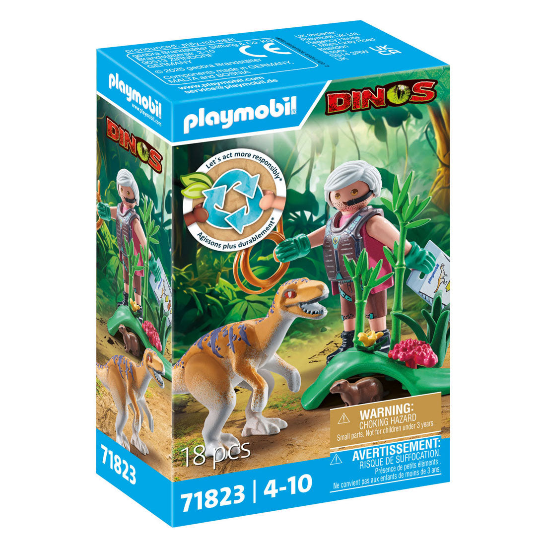 Playmobil Dinos Velociraptor 71823