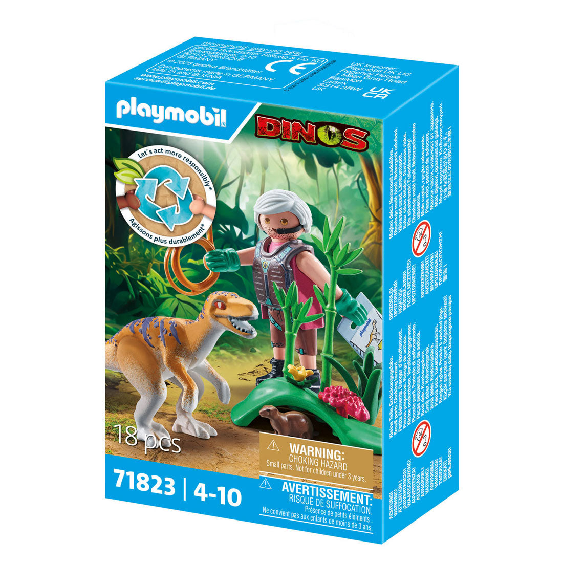 Playmobil Dinos Velociraptor 71823