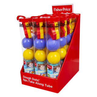 Mattel Fisher-Price Teig 4 Kugeln in Tube mit Formen