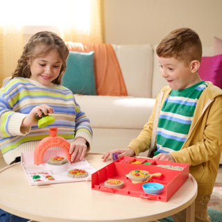 Kinetisches Sand-Squish-Pizza-Set | 2 Stk